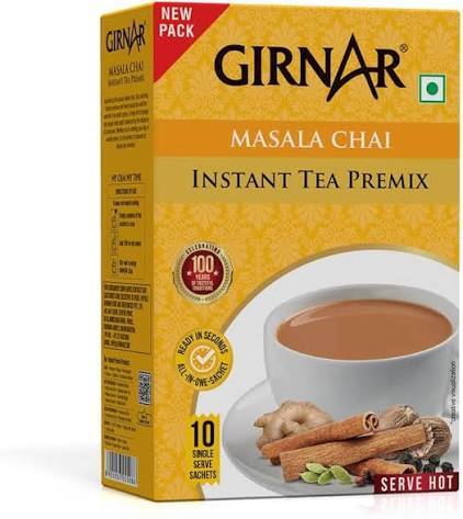 Girnar Masala Tea Instant Premix 10 Sachets