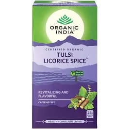 Organic India Tulsi Licorice Spice (25 Tea bags)