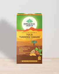 Organic India Tulsi Turmeric Ginger (25 Tea bag)