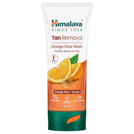 Himalaya Face Wash Orange Peel & Honey 50ml